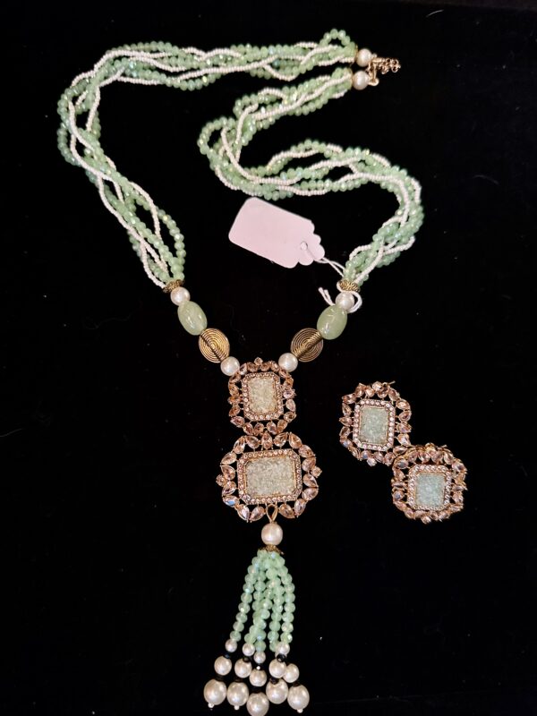Crush Set - Green Bead