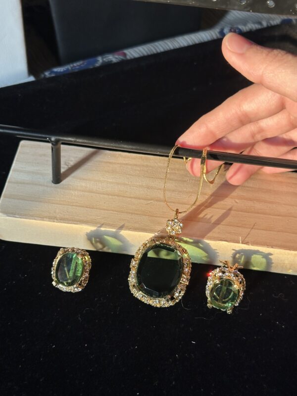 Gold-Plated Set light stone - Image 2
